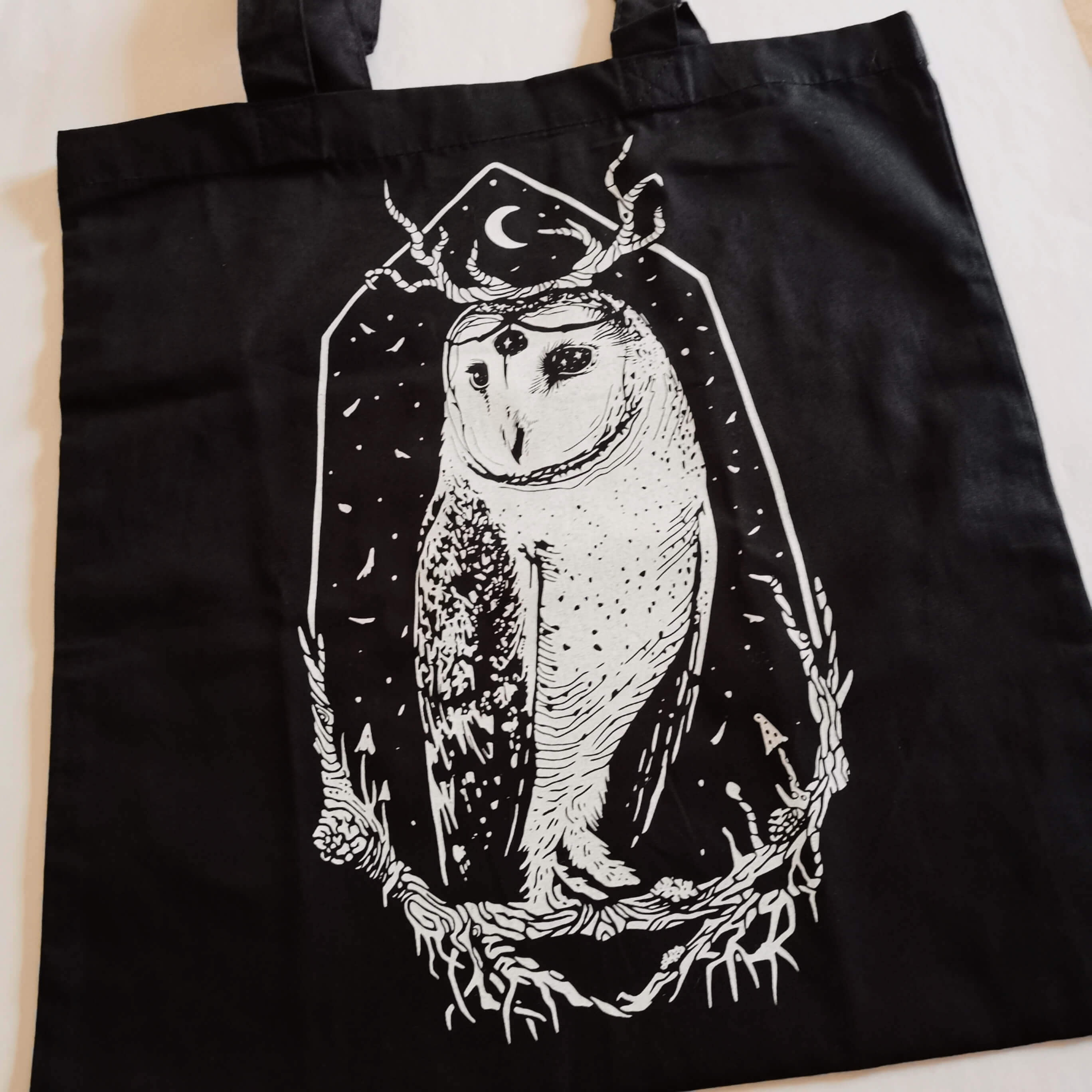 Stolas Barn Owl Tote Bag