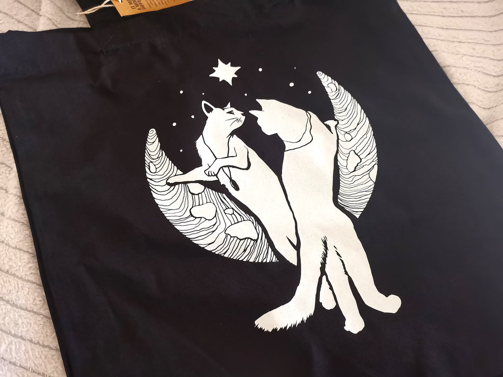 Lunar Cats Tote Bag