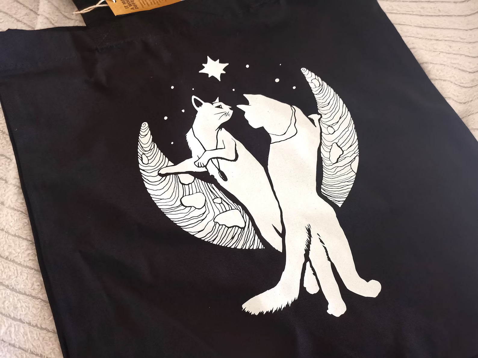 Lunar Cats Tote Bag