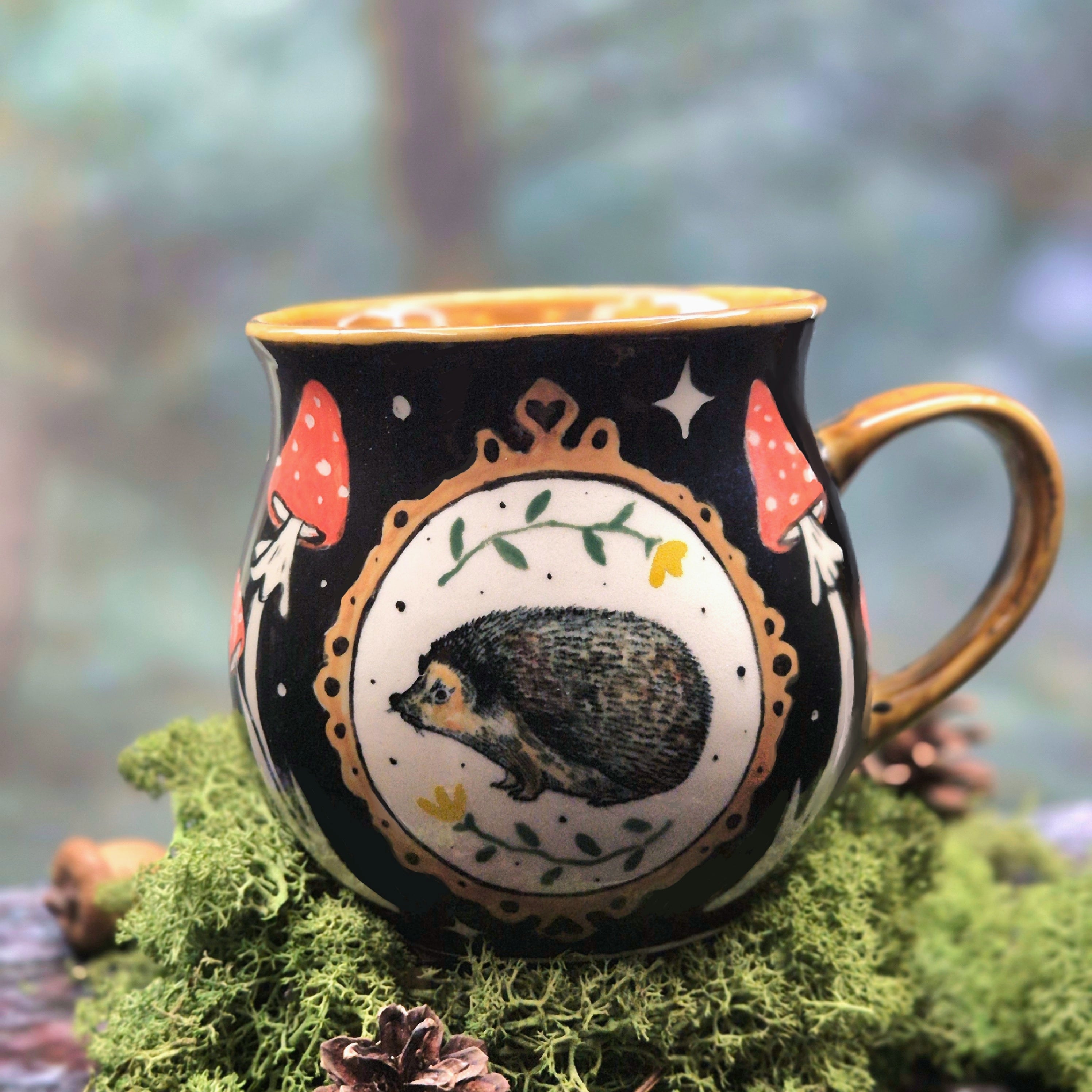 Hedgehog mug 500 ml 🌼