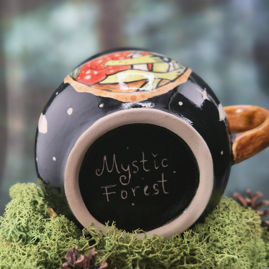 Frog drinking coffee mug 500 ml 🐸