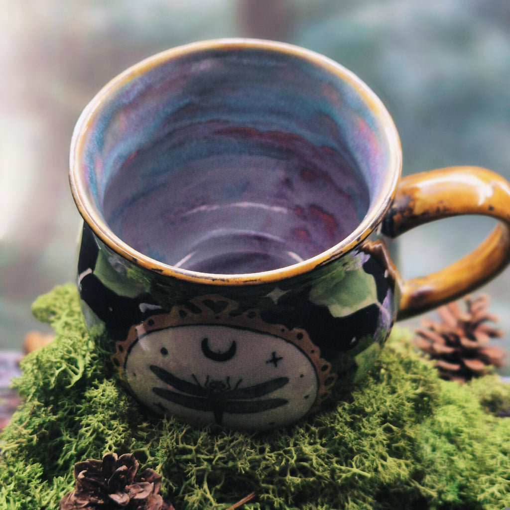 Dragonfly mug 500 ml 💜