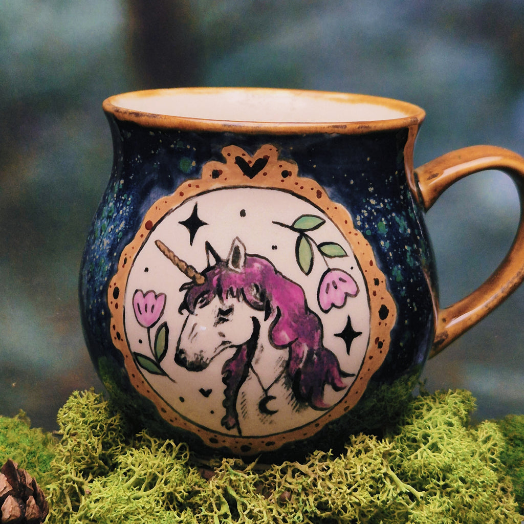 Unicorn mug 500 ml 💜🌸