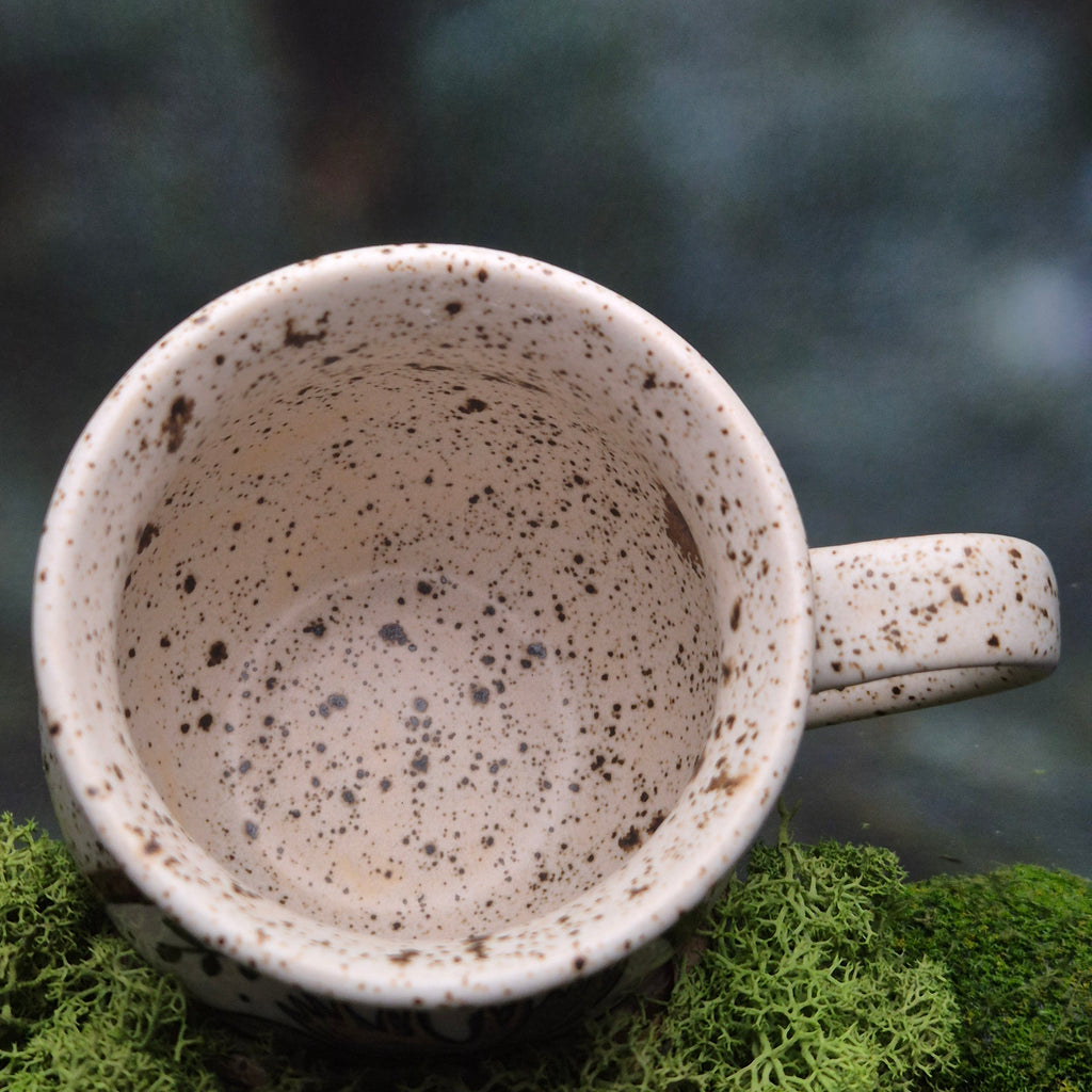 Moose white mug 350 ml