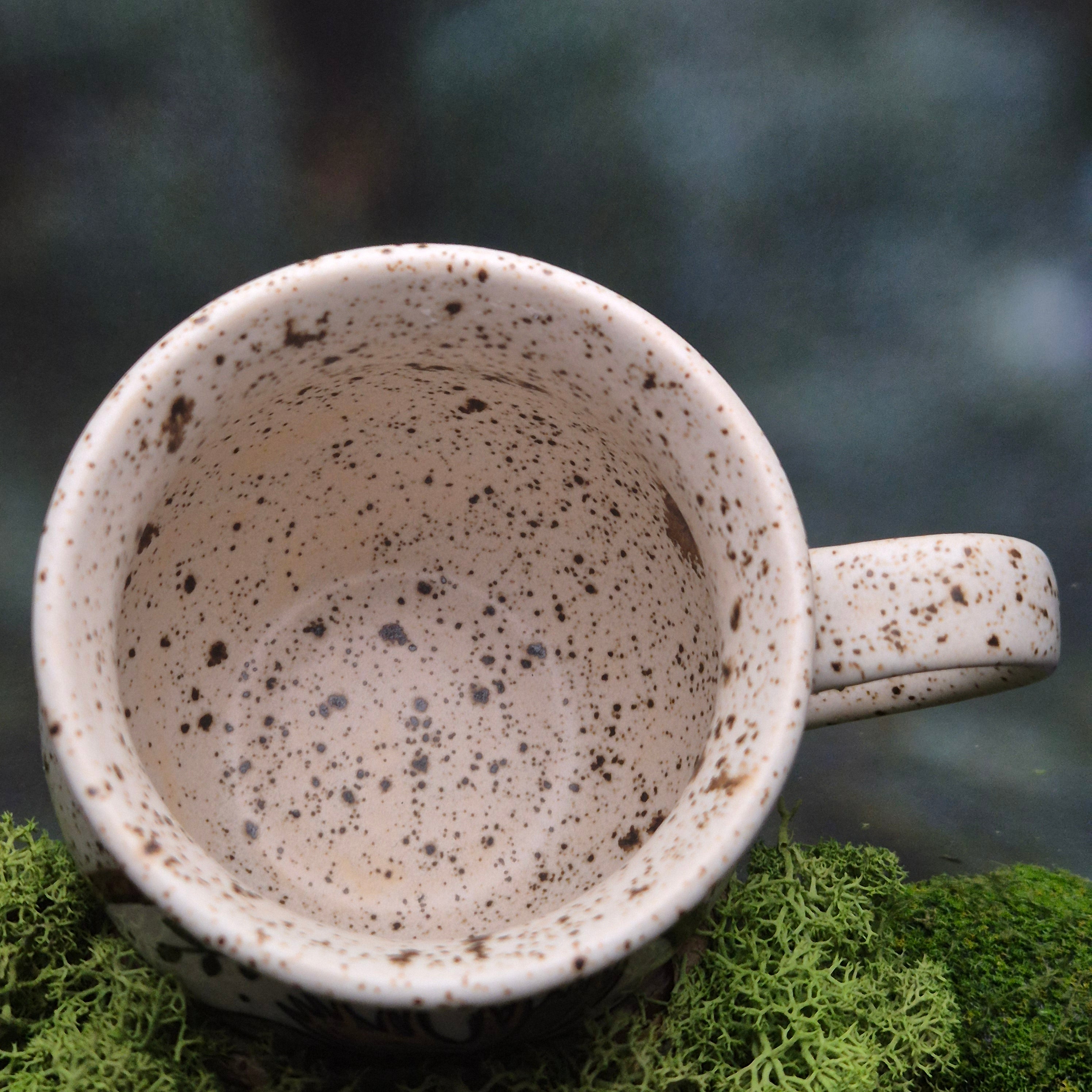 Moose white mug 350 ml