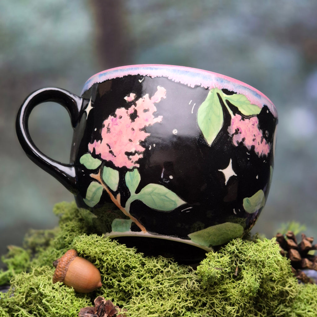 Lilacs big mug 600 ml
