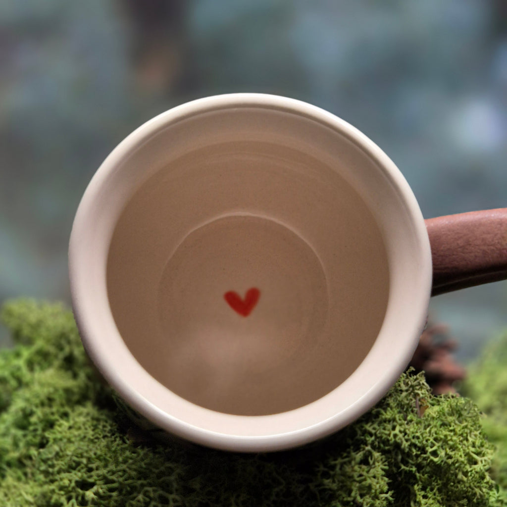 Badger matt-brown mug 350 ml 🍄