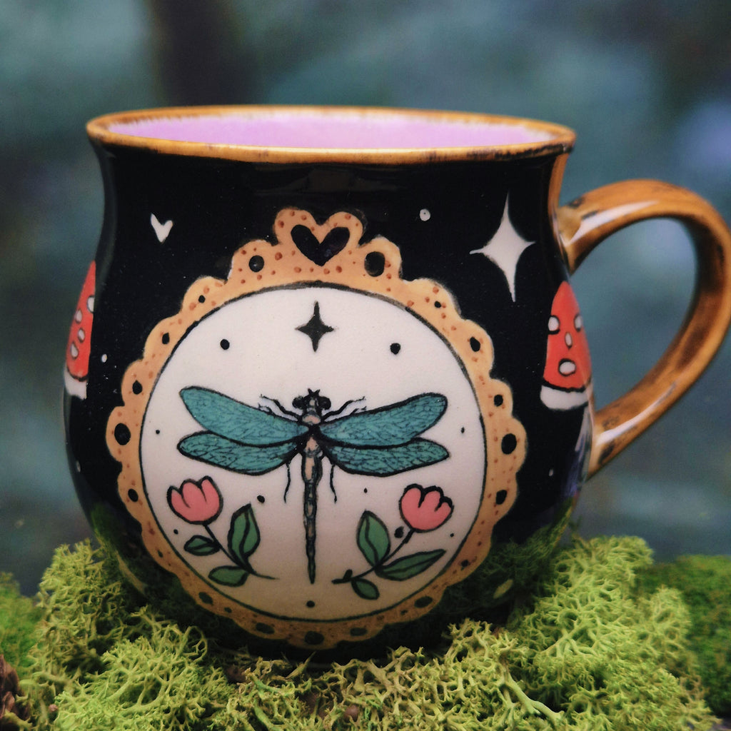 Dragonfly mug 500 ml 🩷
