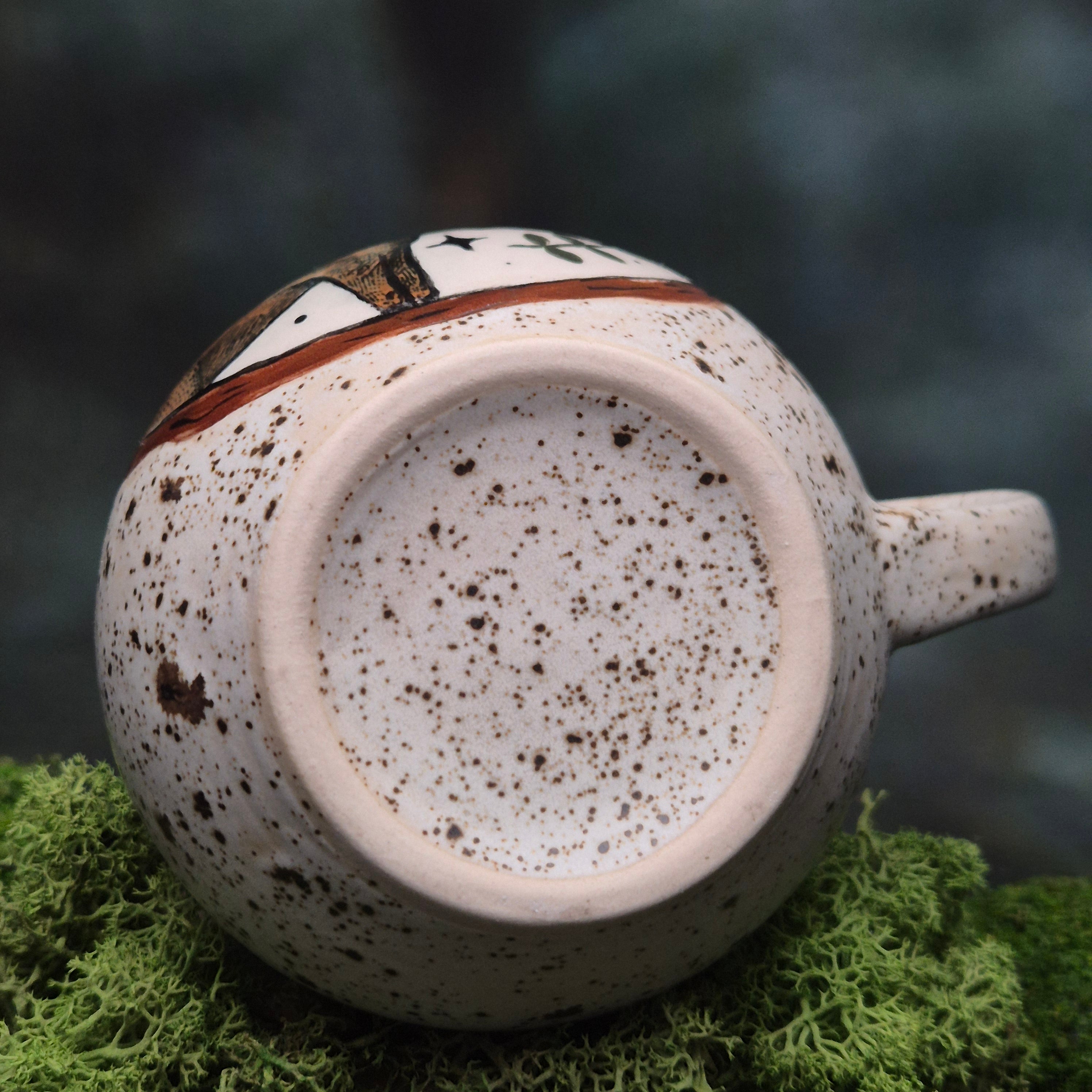 Moose white mug 350 ml