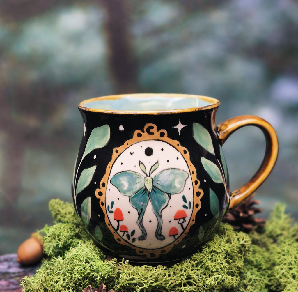 Luna moth mug 500 ml 🦋
