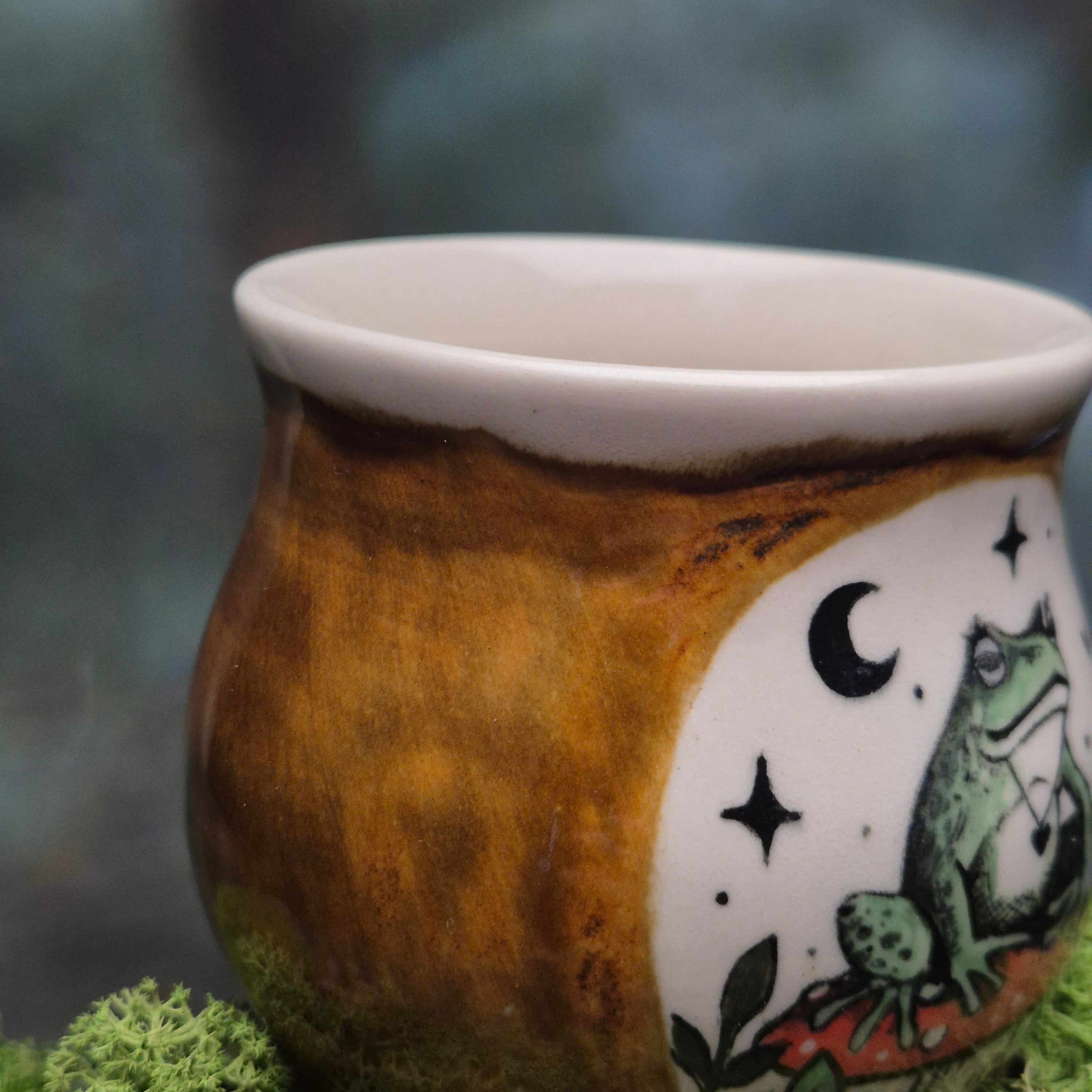 Frog mug 350 ml 🐸🍄