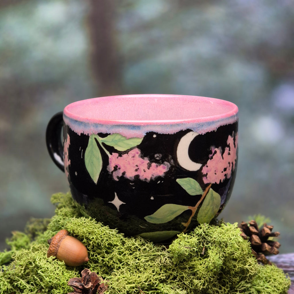 Lilacs big mug 600 ml