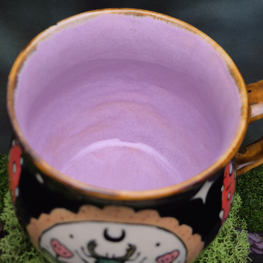 Beetle pink mug 500 ml 💚🩷