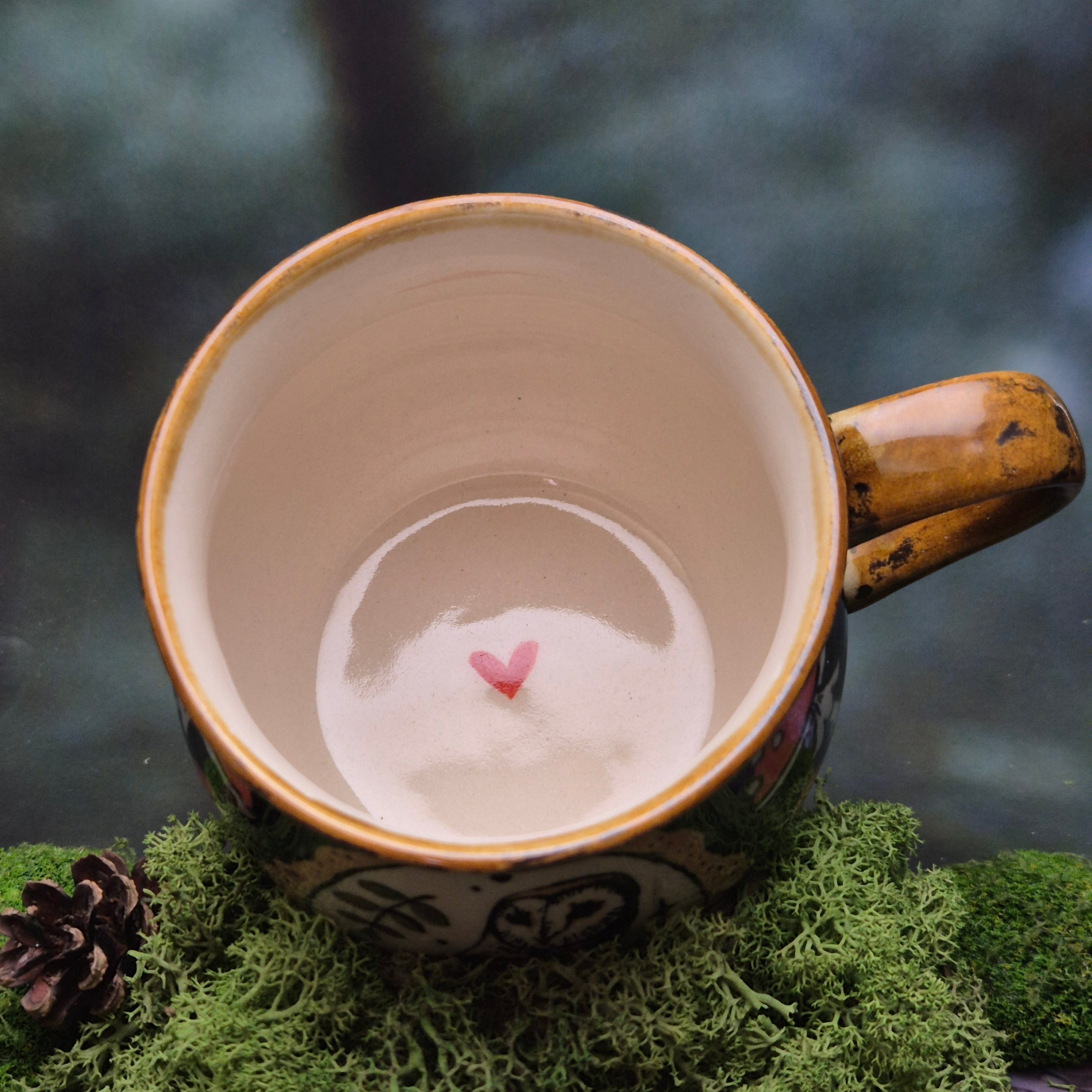 Barn owl mug 500 ml