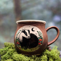Badger matt-brown mug 350 ml 🍄