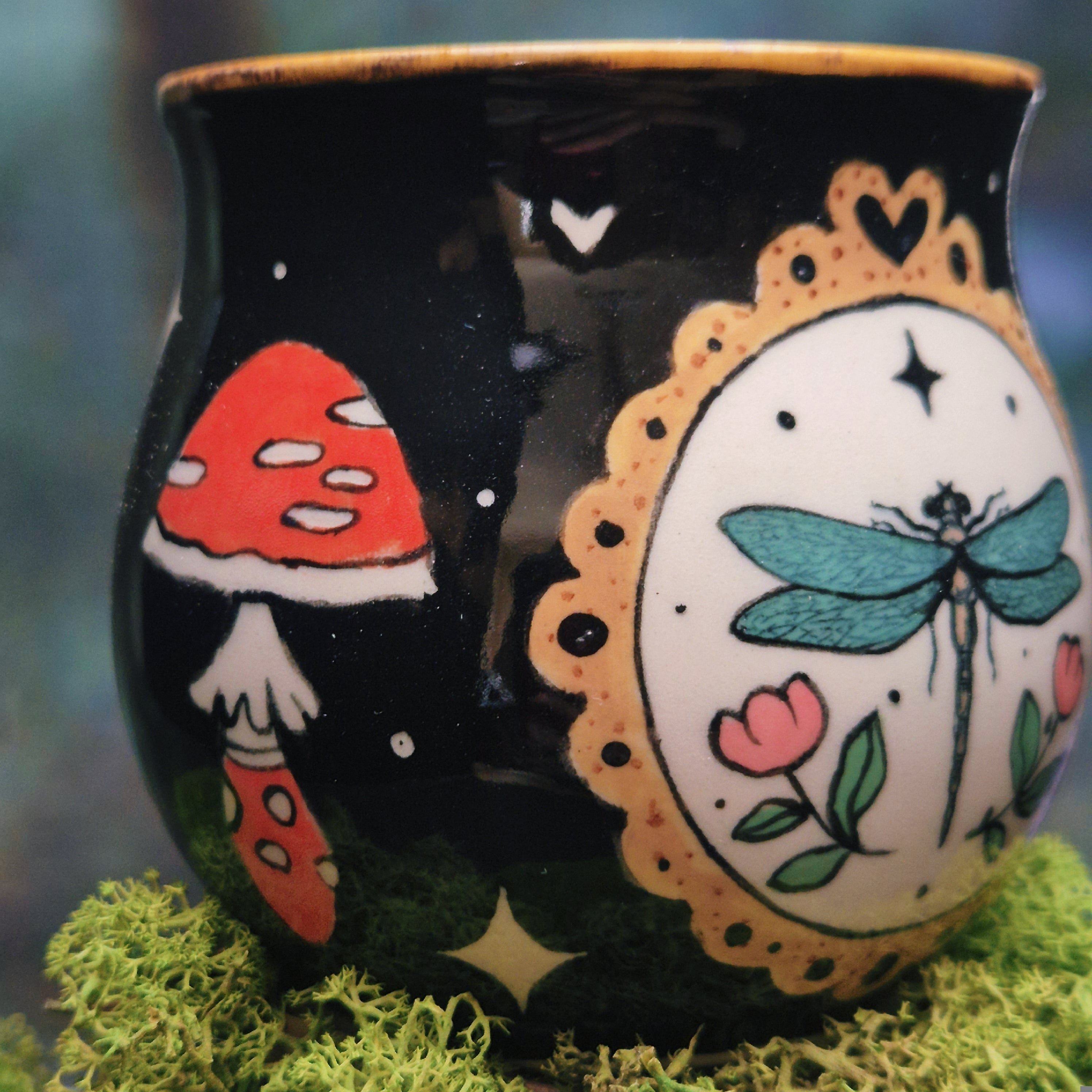 Dragonfly mug 500 ml 🩷
