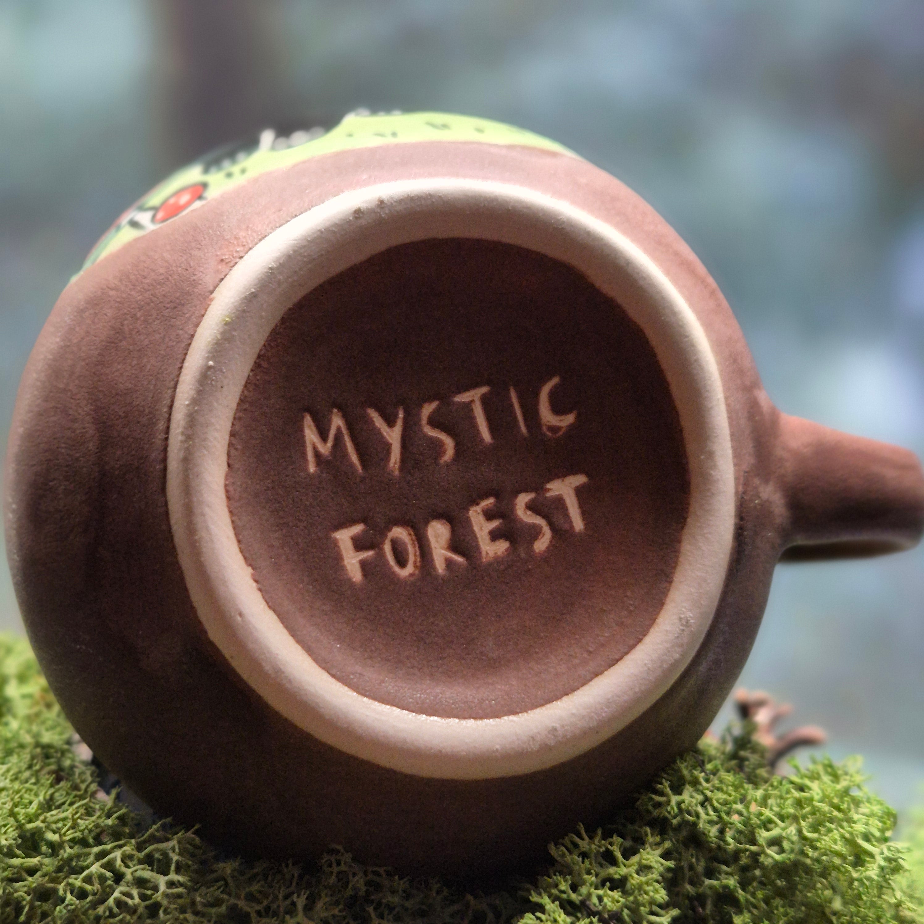Badger matt-brown mug 350 ml 🍄