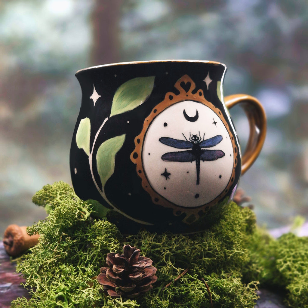 Dragonfly mug 500 ml 💜