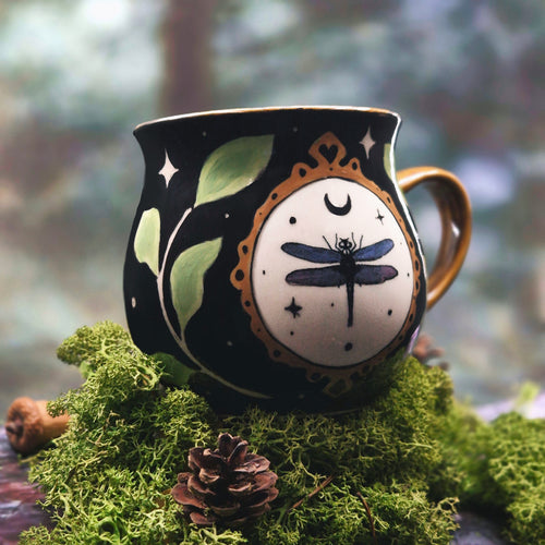 Dragonfly mug 500 ml 💜