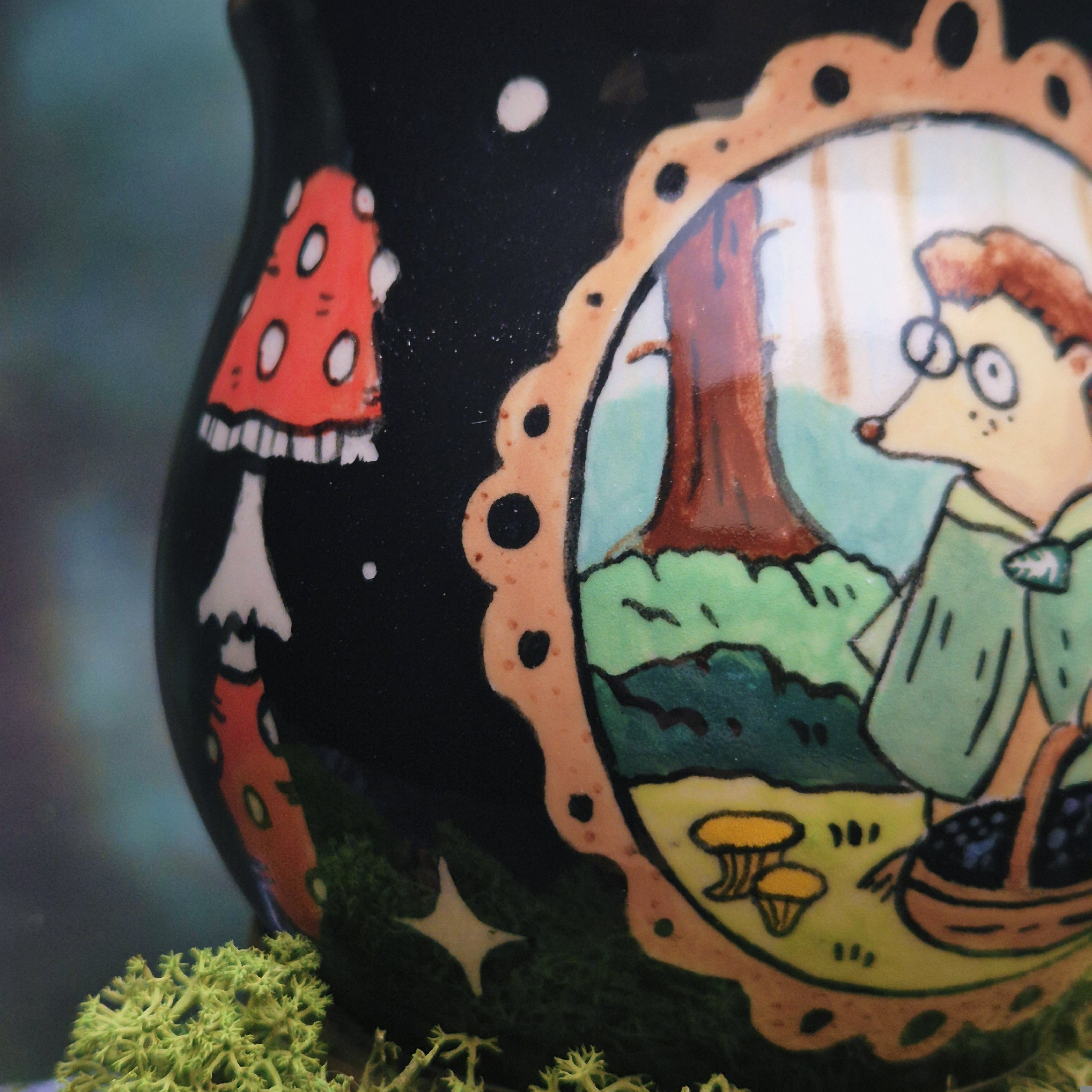 Hobbit hedgehog mug 500 ml 🫐