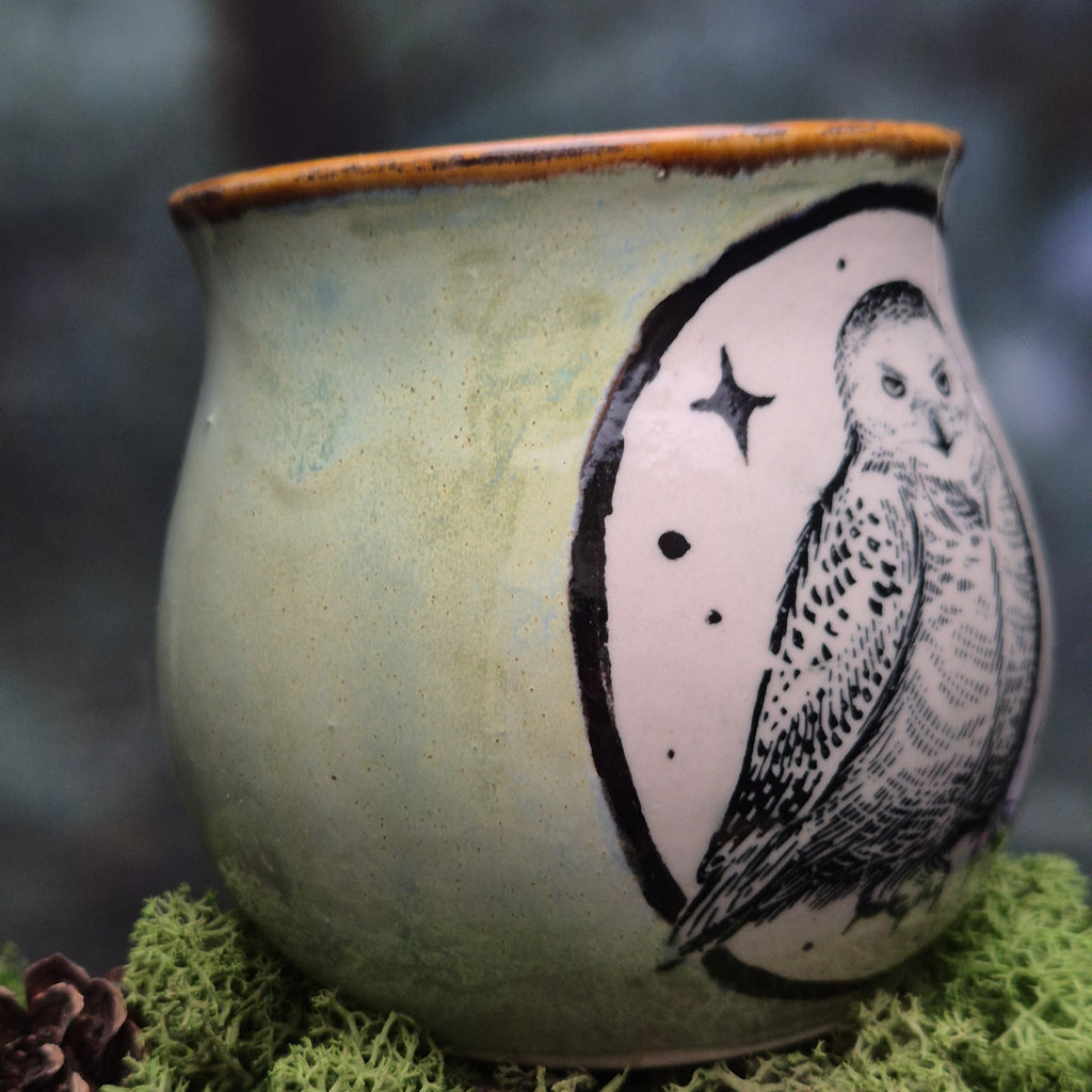Owl green mug 500 ml 💚