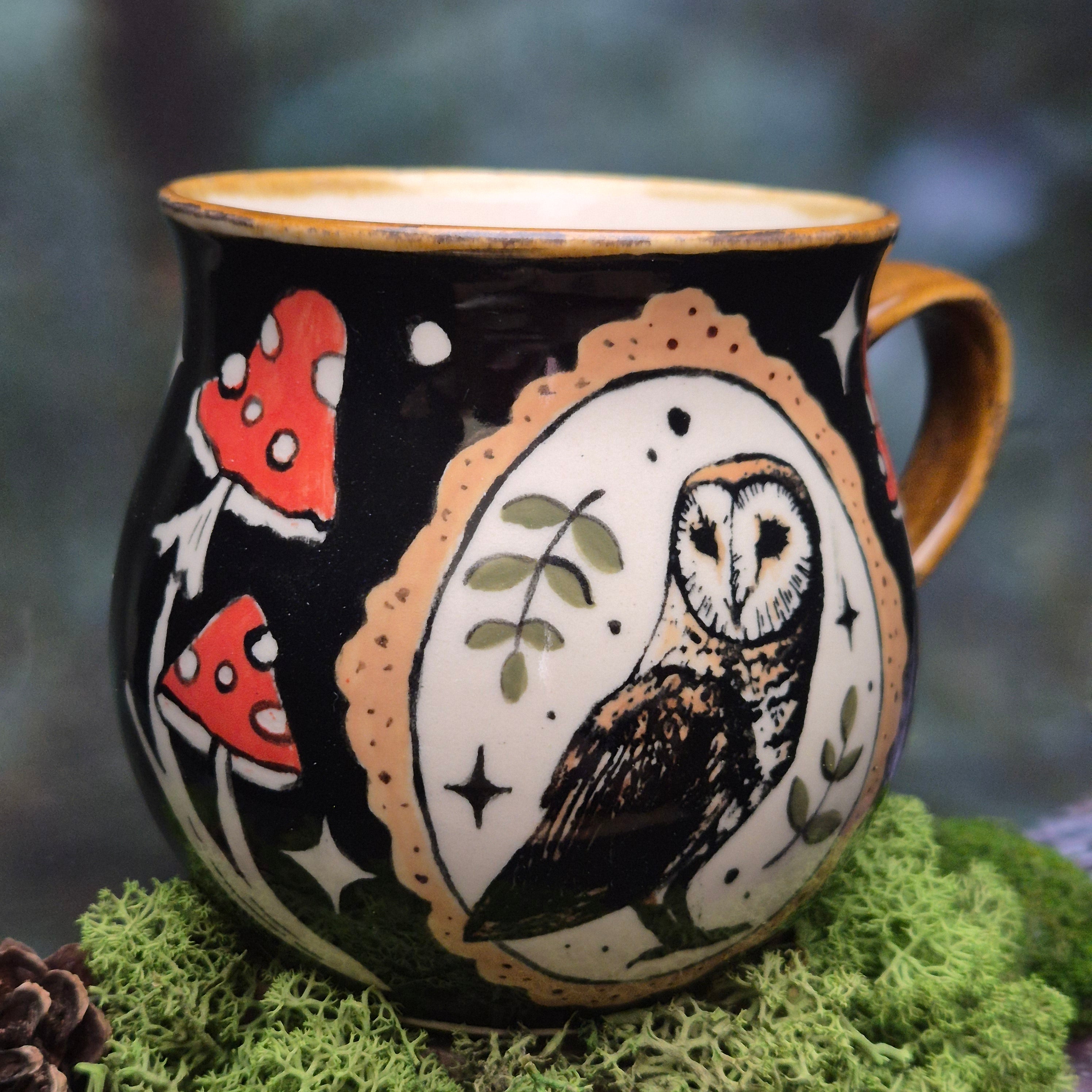 Barn owl mug 500 ml
